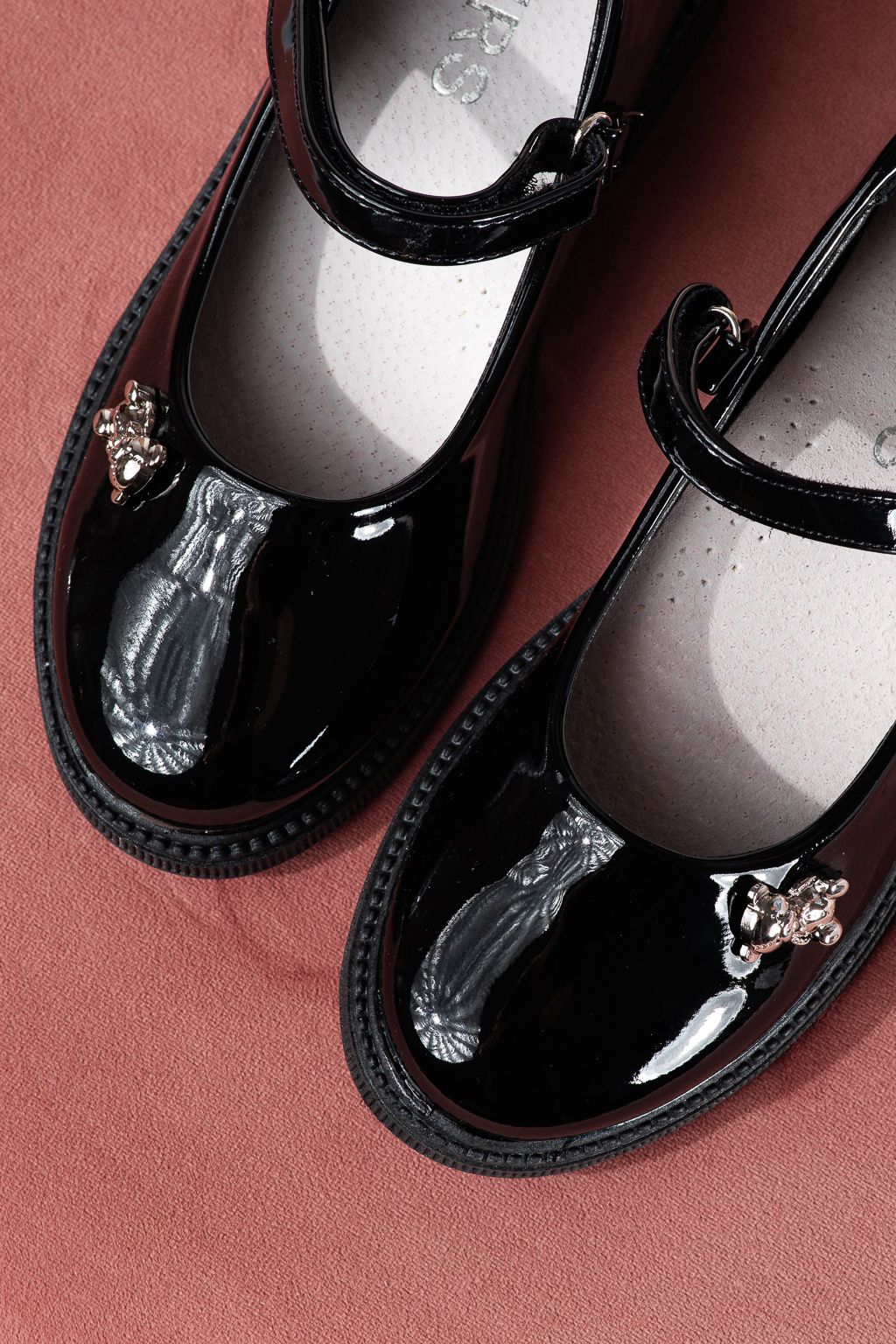 Lány fekete lakkcipő Maria #24631