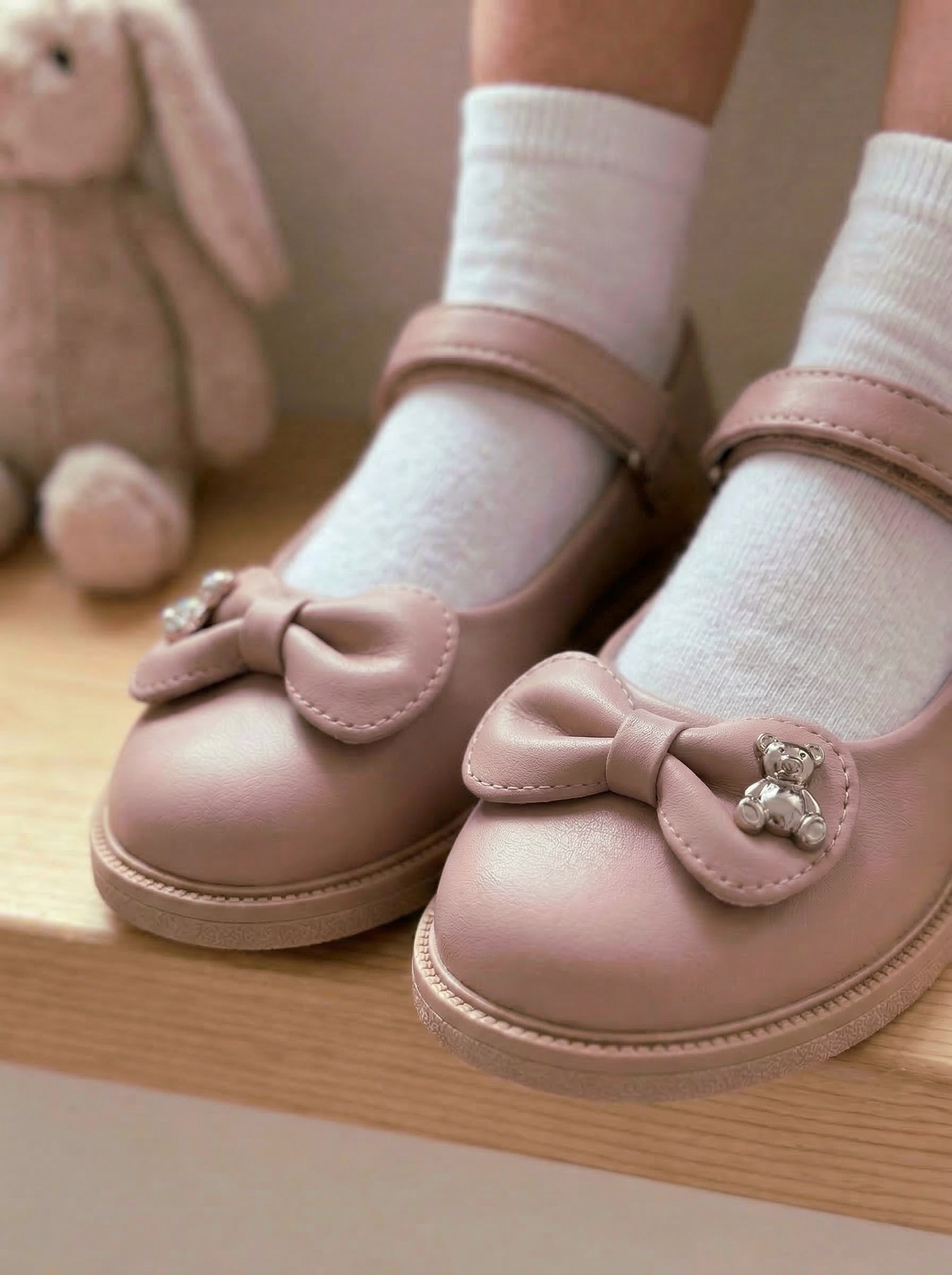 Lány Cipők rózsaszín öko bőrből készült Lorete #24625