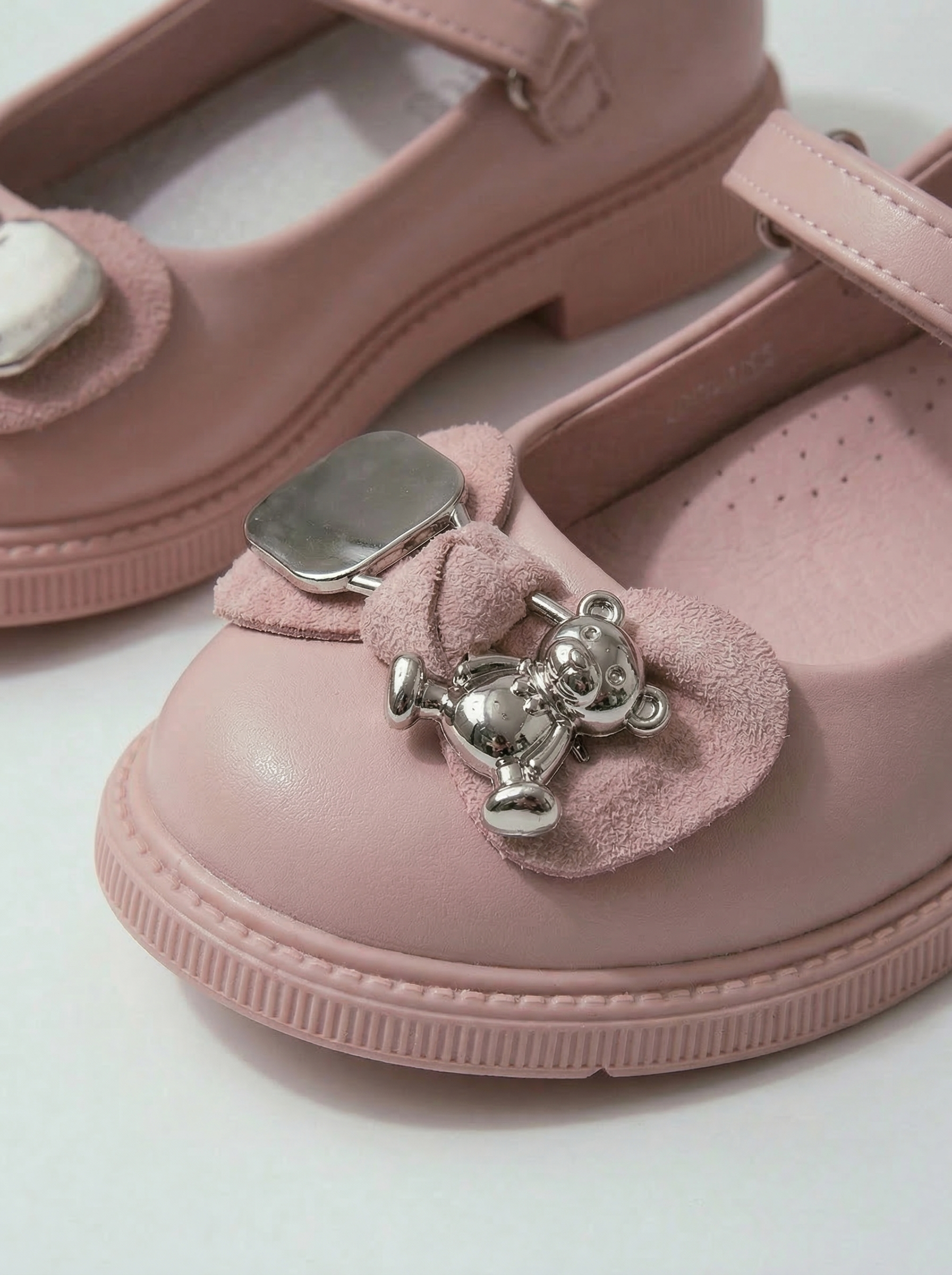 Rózsaszín lány cipő eco-bőrből Alina2 #24637