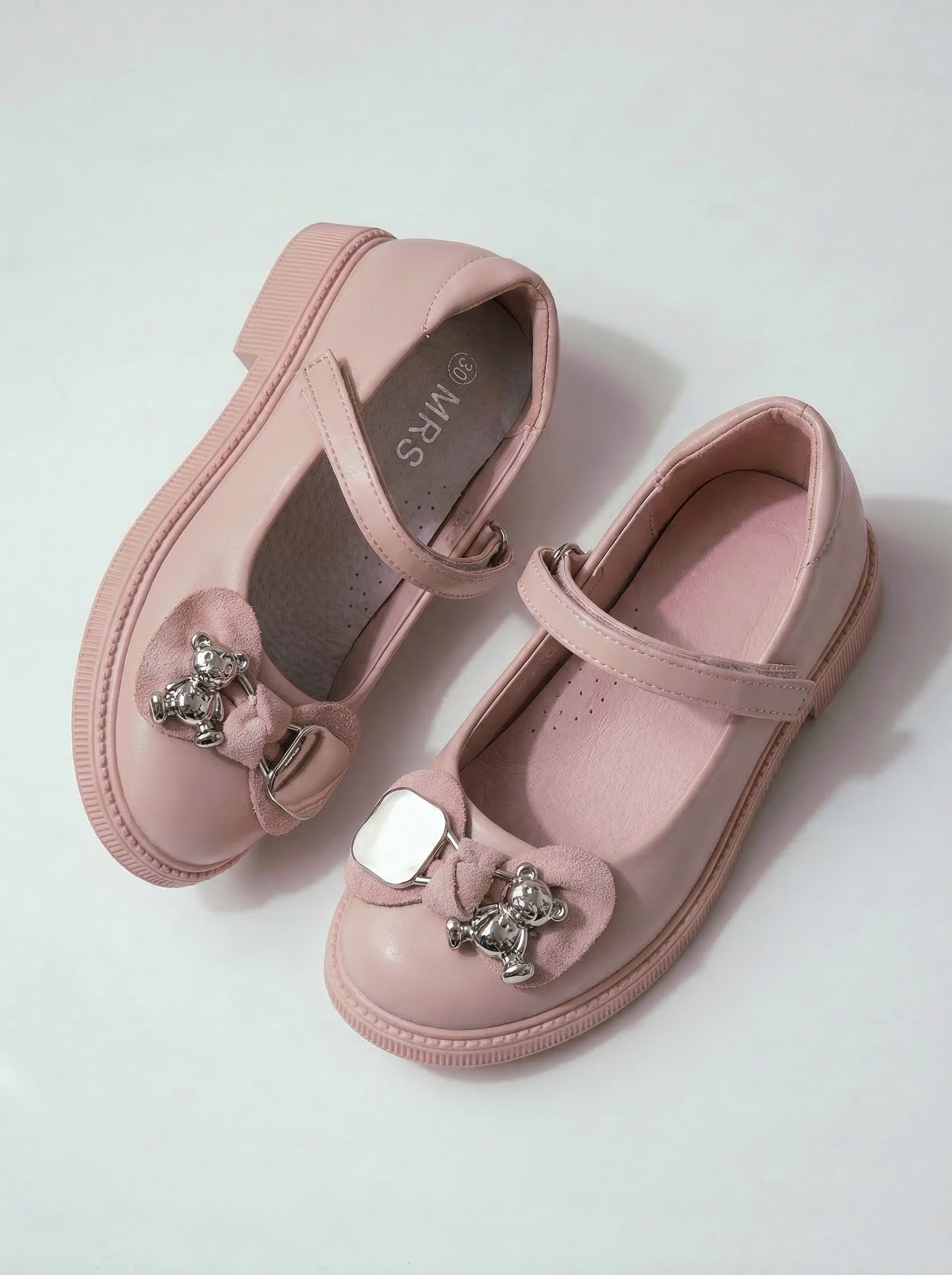 Rózsaszín lány cipő eco-bőrből Alina2 #24637