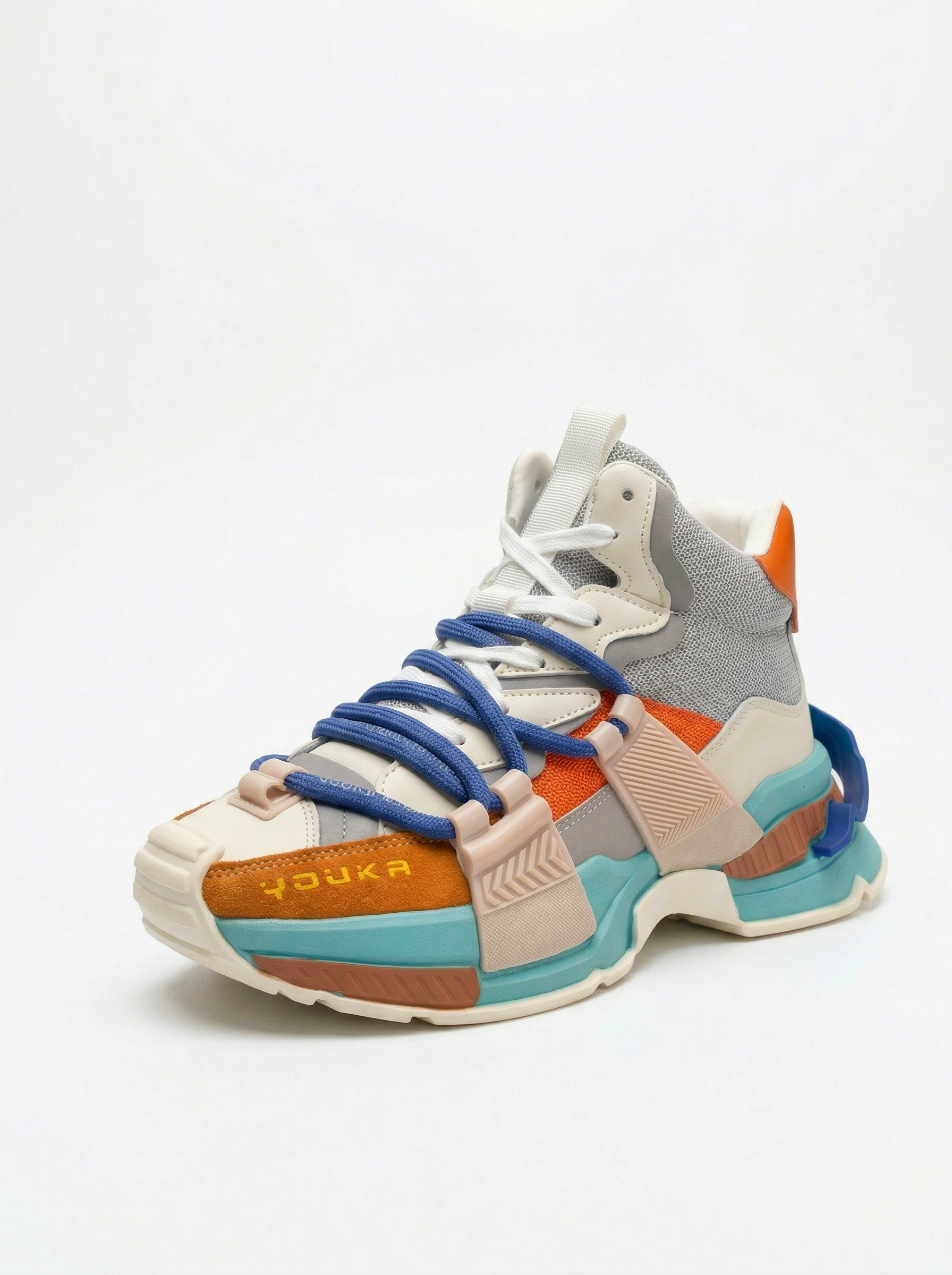 Női sportcipők narancs öko bőrből készült Nyssa #24682