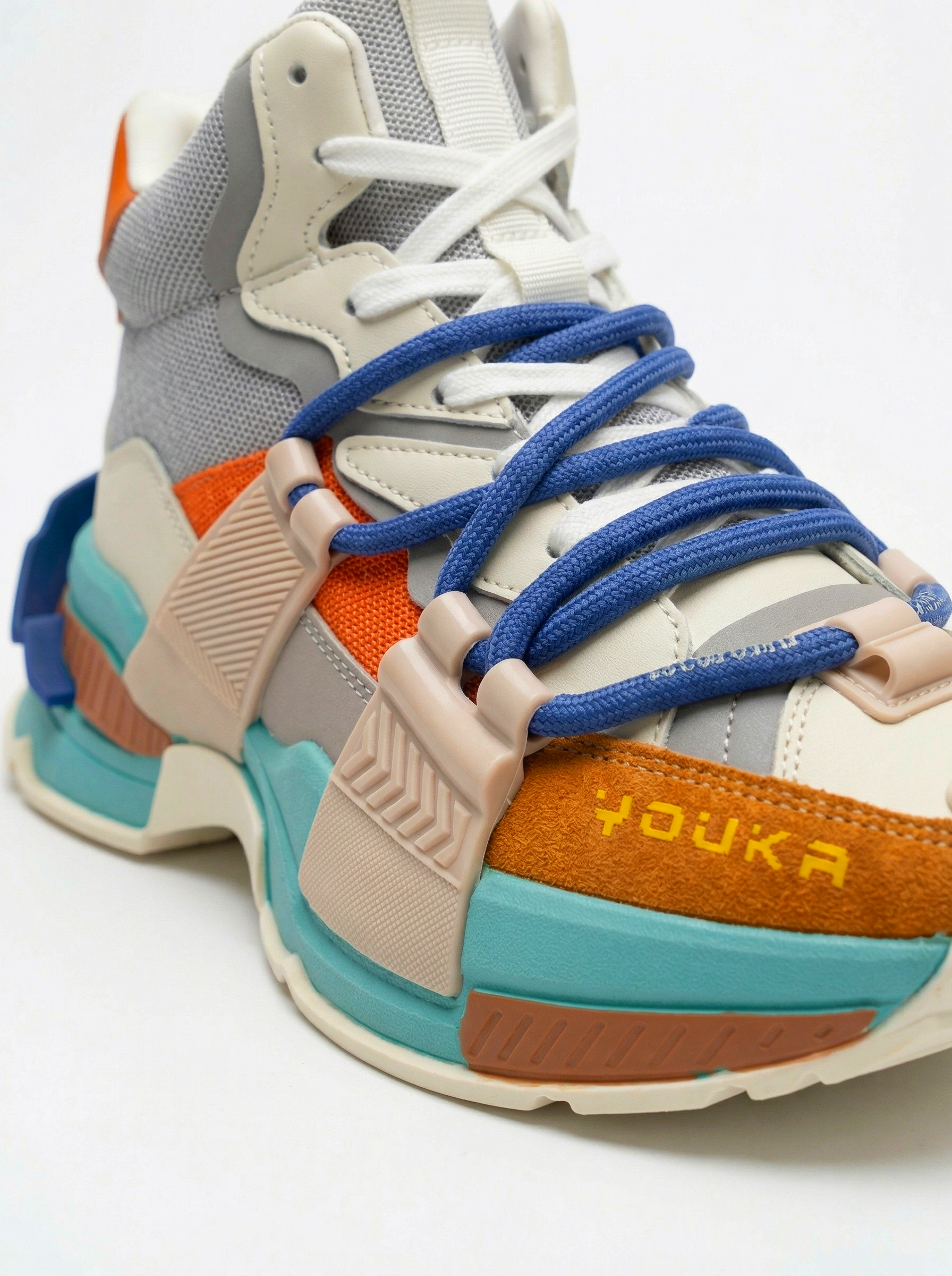 Női sportcipők narancs öko bőrből készült Nyssa #24682