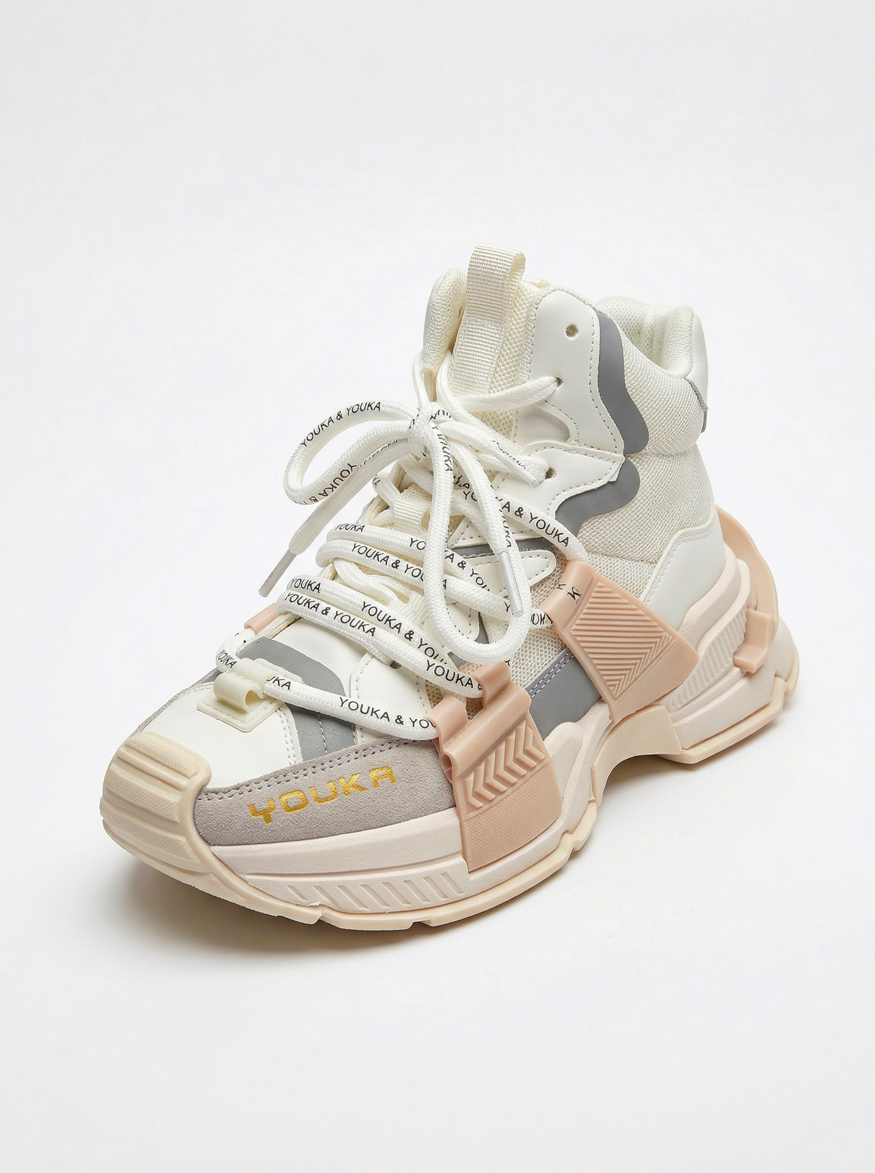 Női sportcipők fehér öko bőrből készült Nyssa #24683