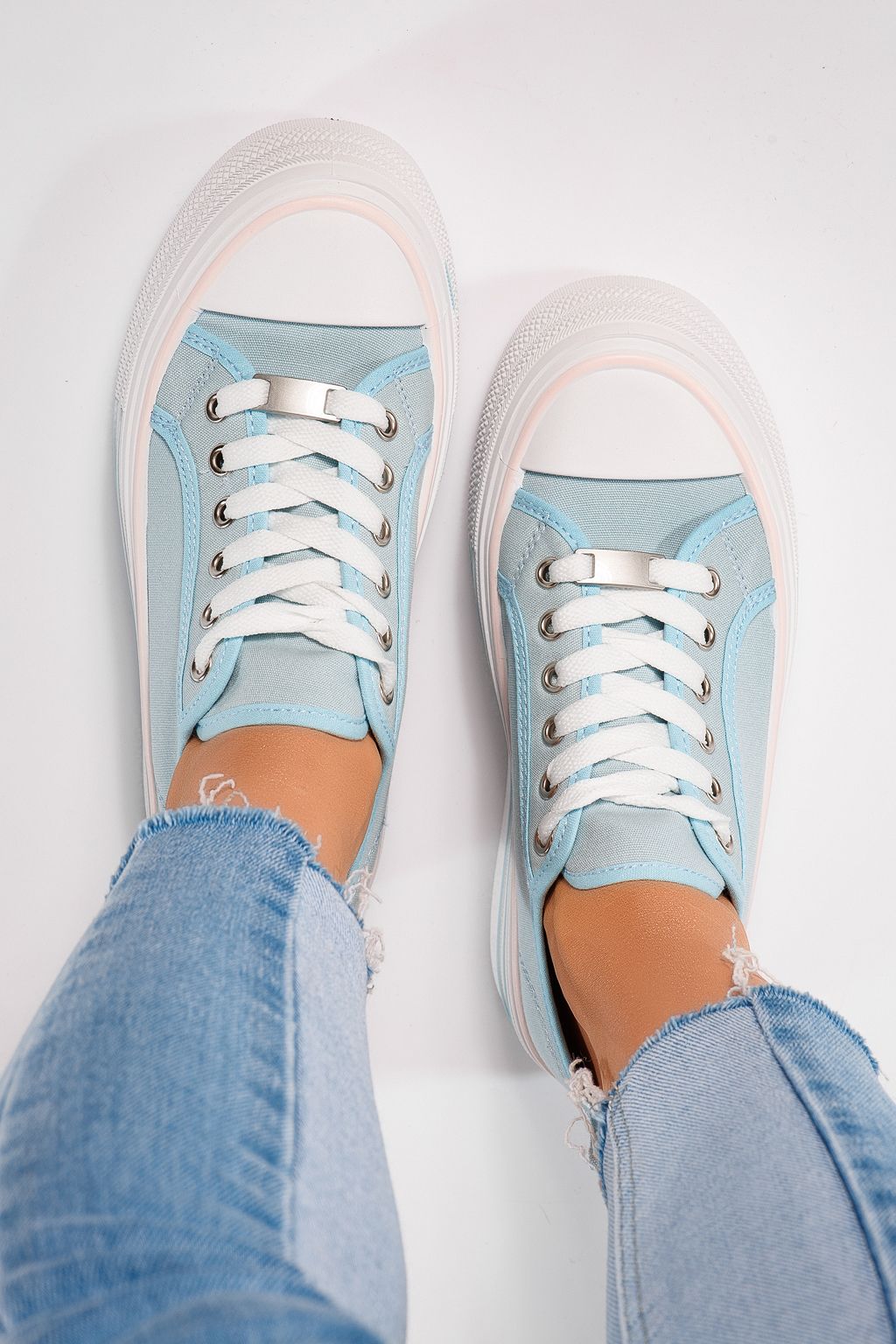 Kék női tornacipő Sophia textil #24724