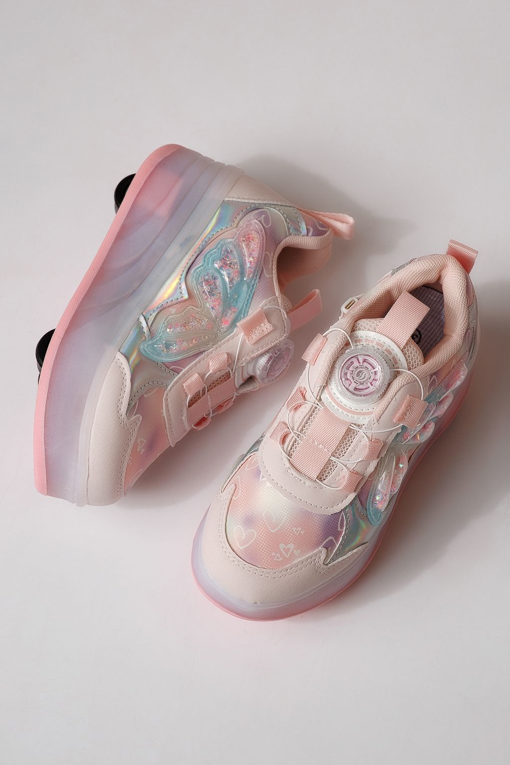 Görkorcsolya rózsaszín textil anyagból készült Helys3 #24869