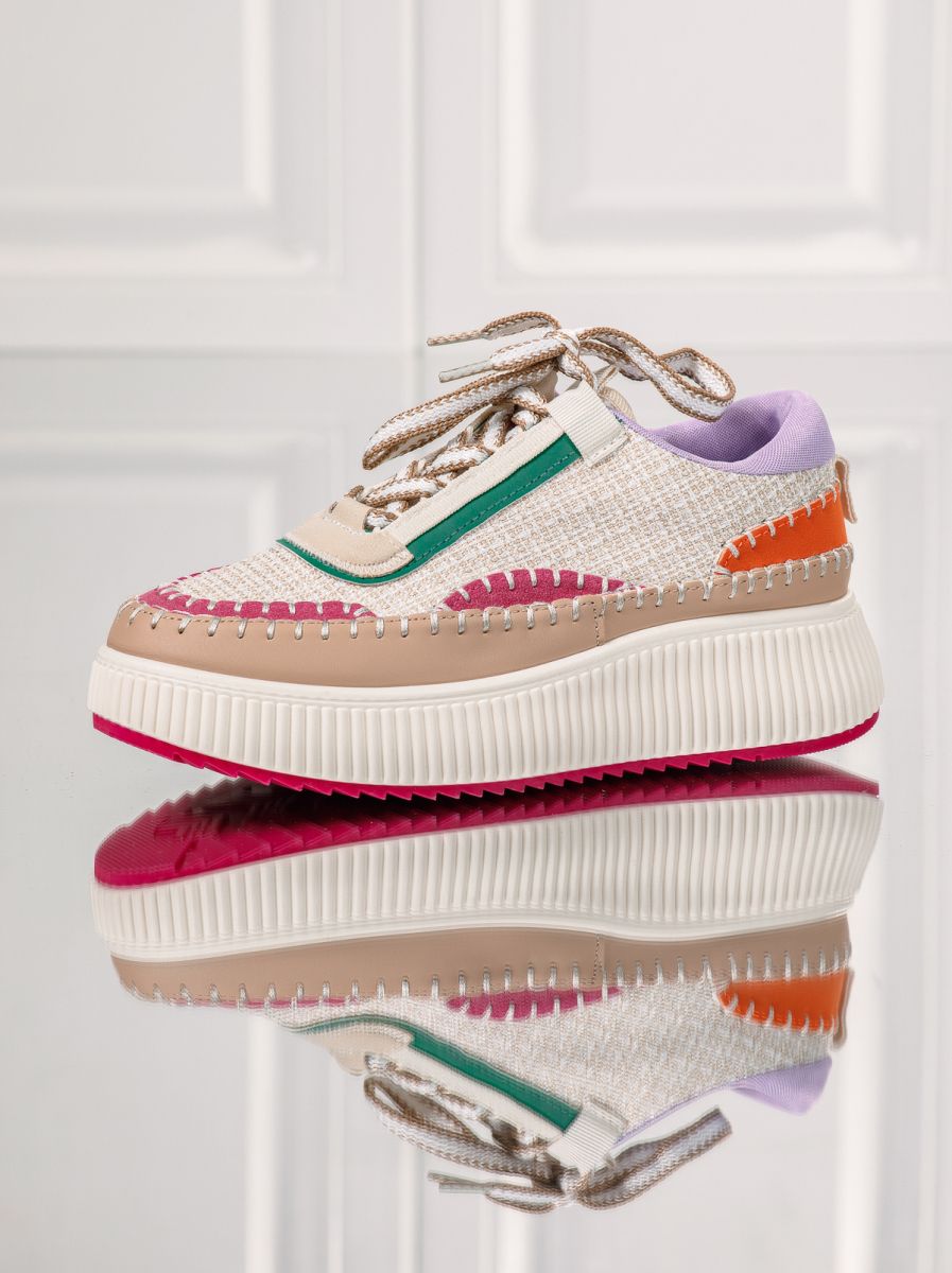 Roxi Női Sportcipő Piros Textil Anyagból #24983