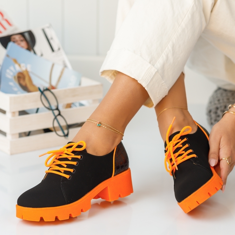 Narancssárga alkalmi cipő Dante #373M