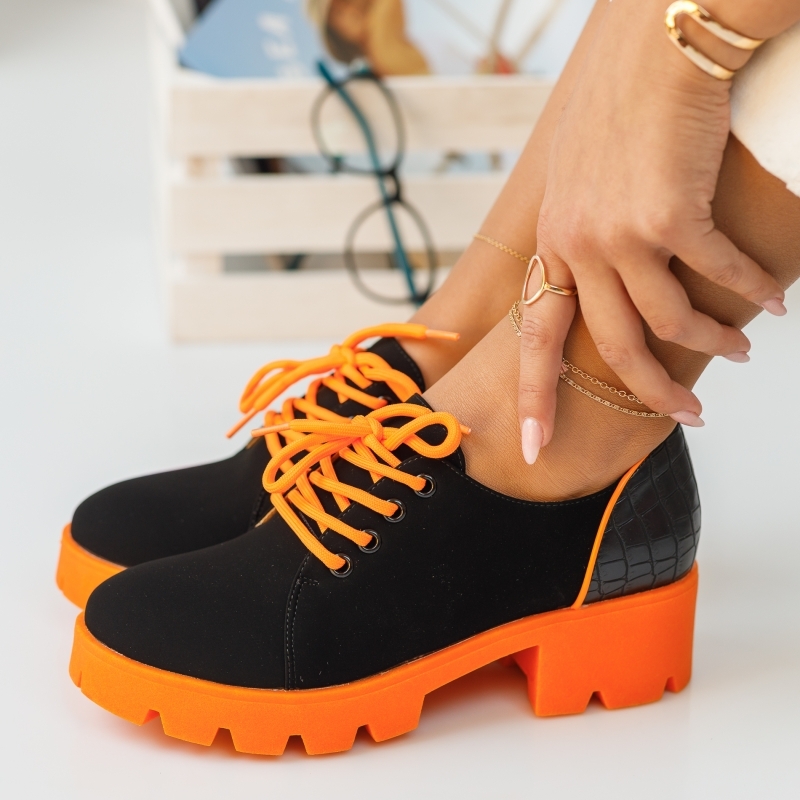 Narancssárga alkalmi cipő Dante #373M