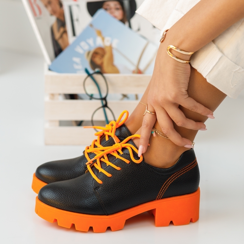 Narancssárga alkalmi cipő Emery #379M