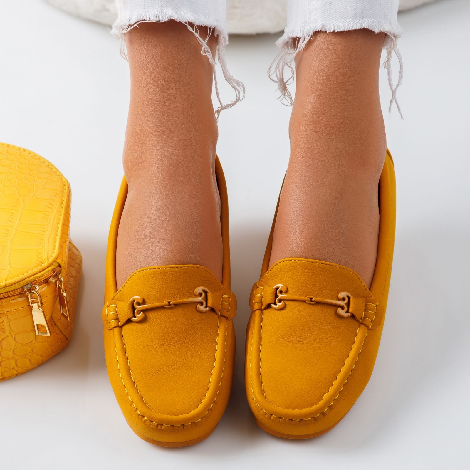 Alkalmi cipő sárga Saylor #5362M