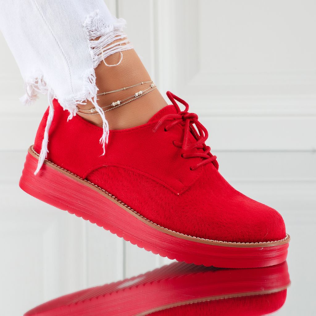 Alkalmi cipő Piros  Karol #7327M