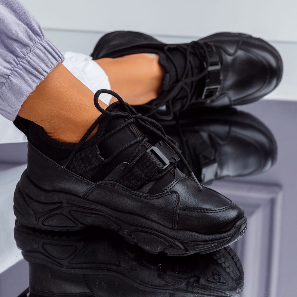 Дамски спортни обувки Jimena черен #9308