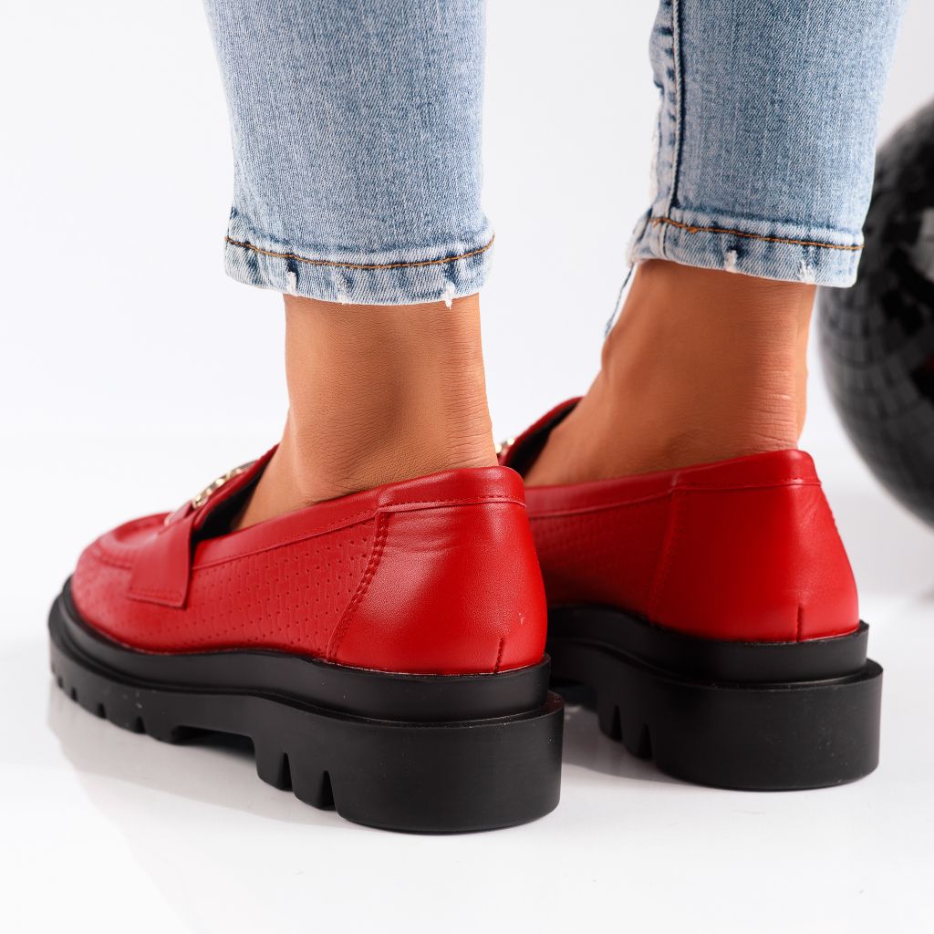 Ежедневни дамски обувки Jasmine червен #9276