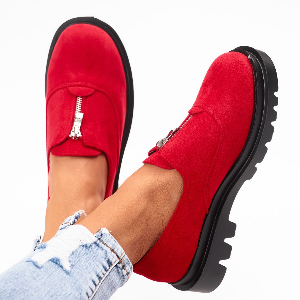 Melanie Női Piros Alkalmi Cipő #9260