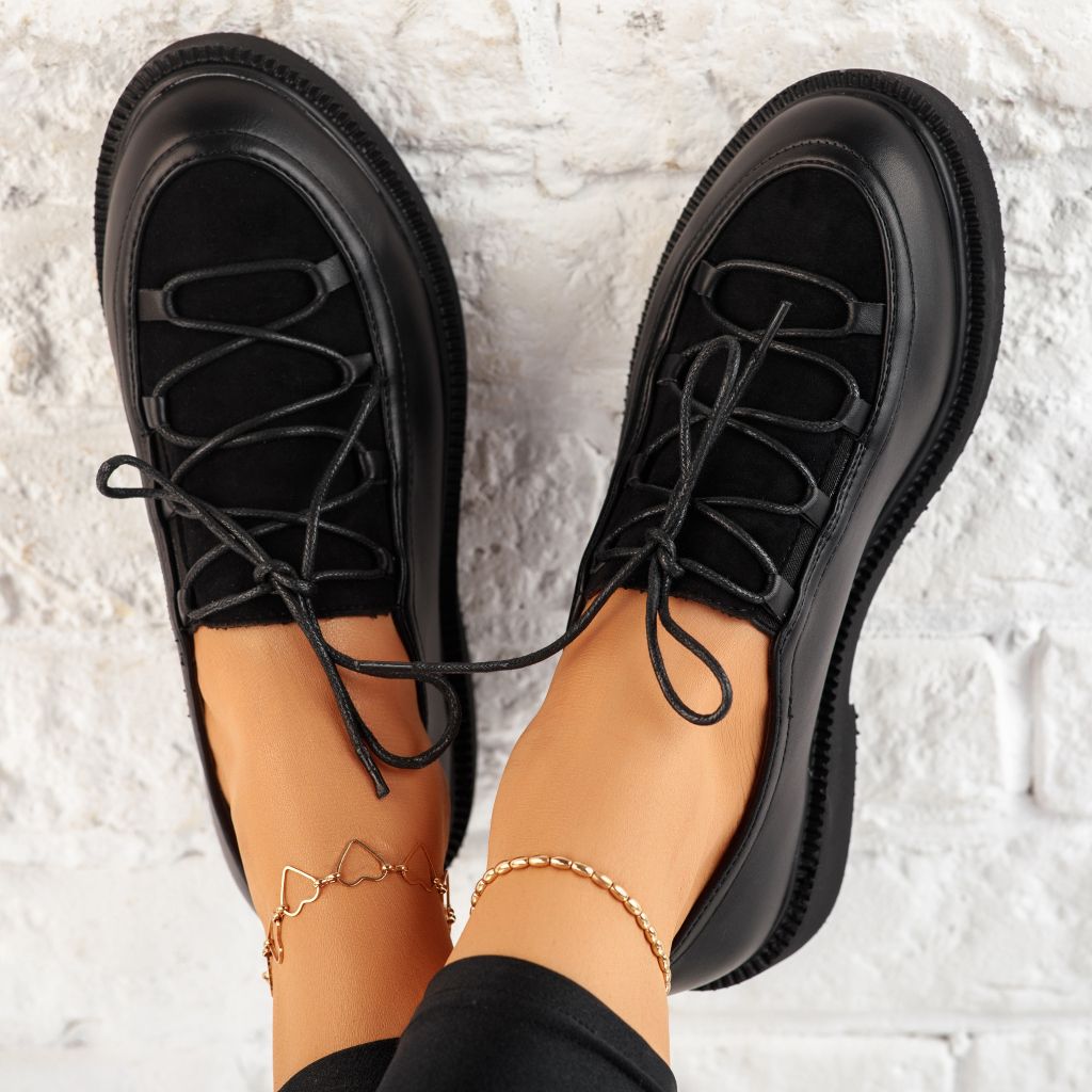 Ежедневни дамски обувки Easy черен # 9836