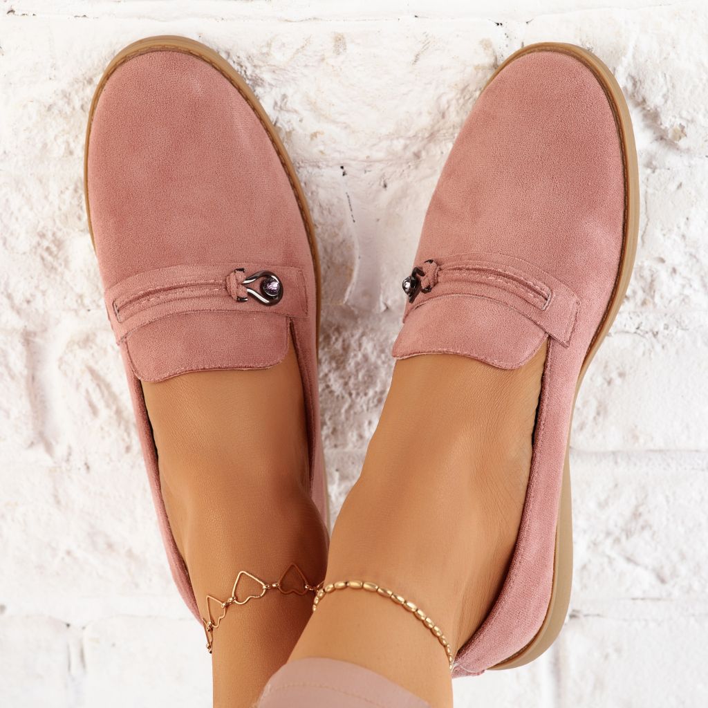 Ежедневни дамски обувки Emilia розово # 9847