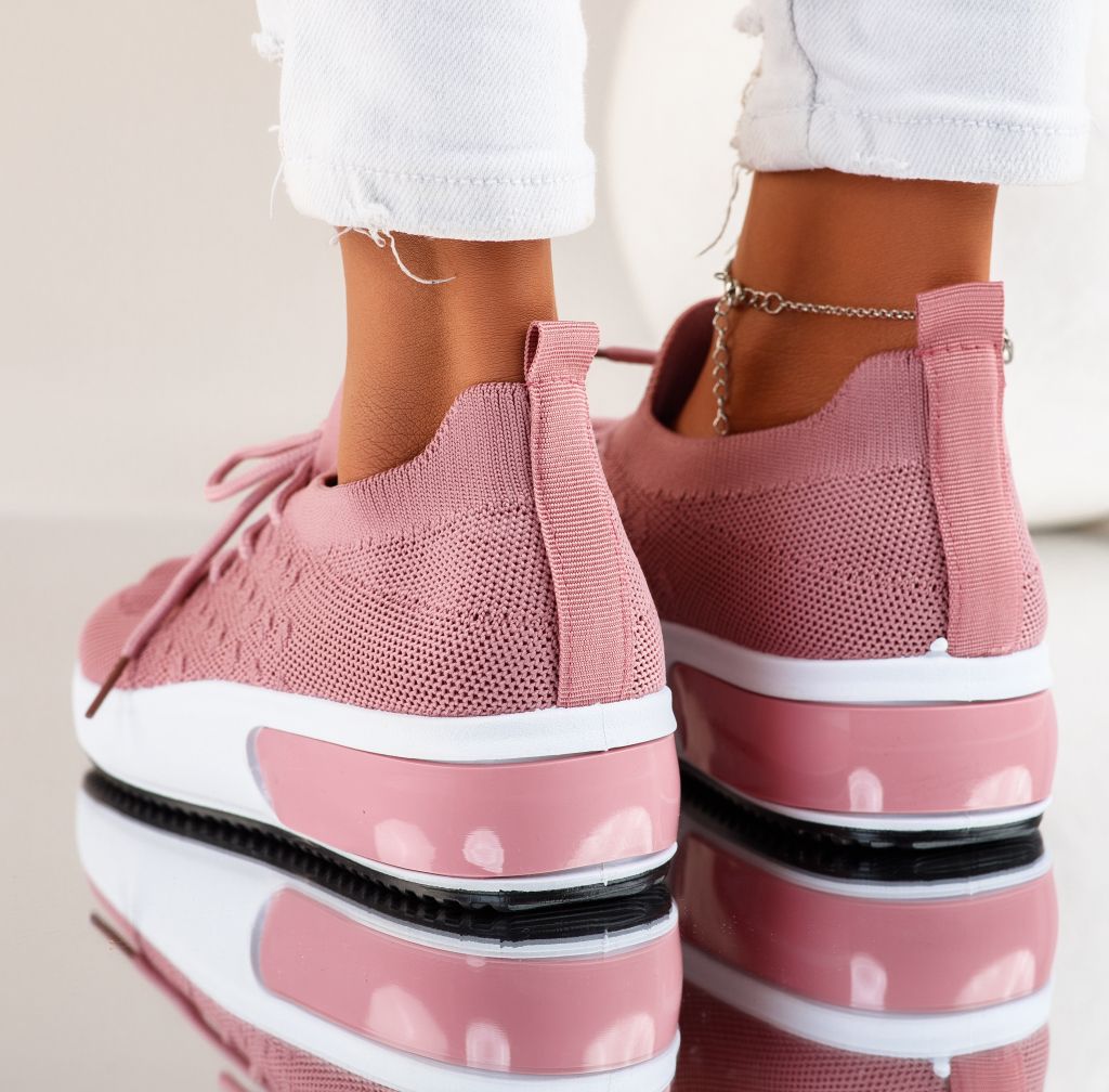 Charlie Női Rózsaszín Sportcipő Textilből #9936