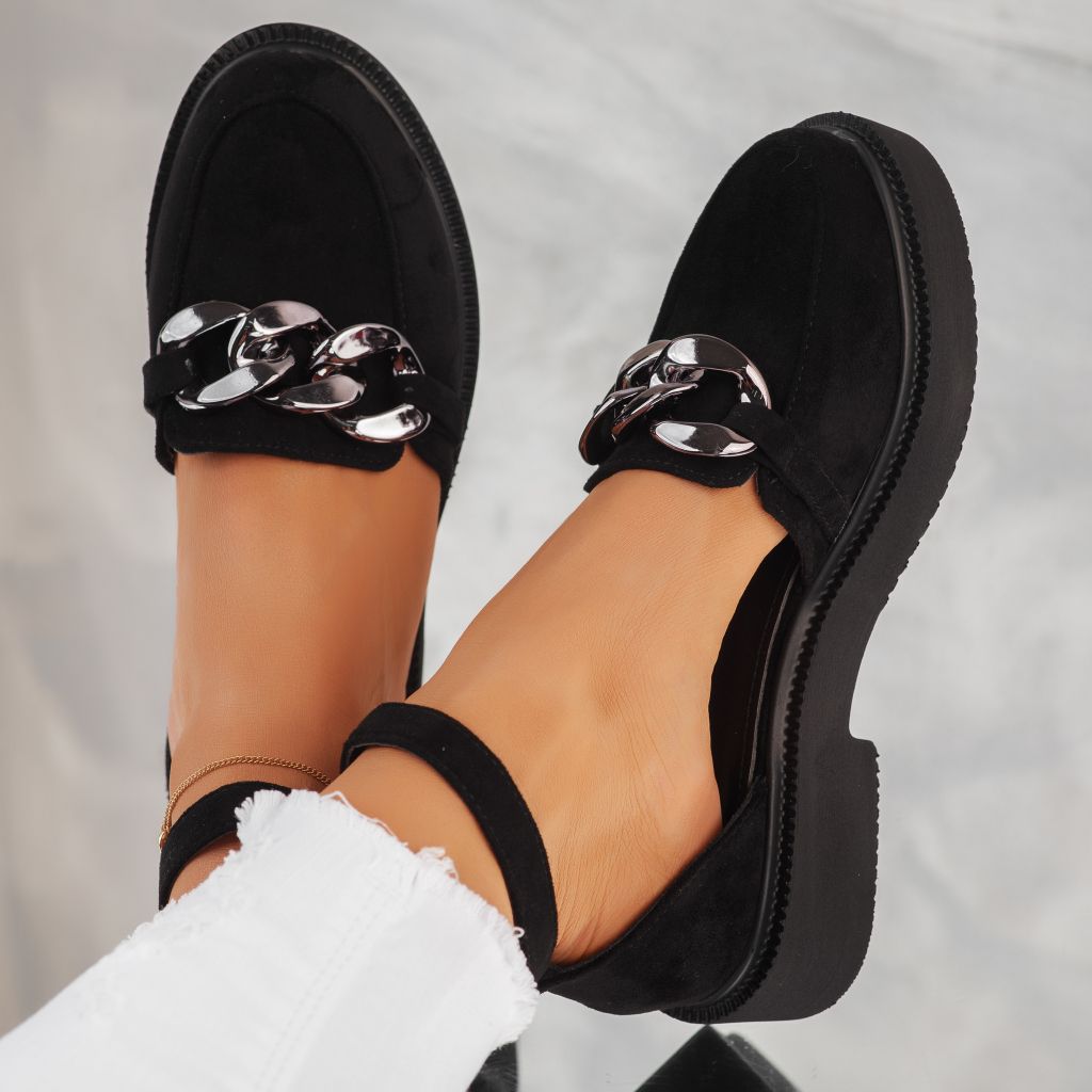 Всекидневни дамски обувки Fredy черни #9992