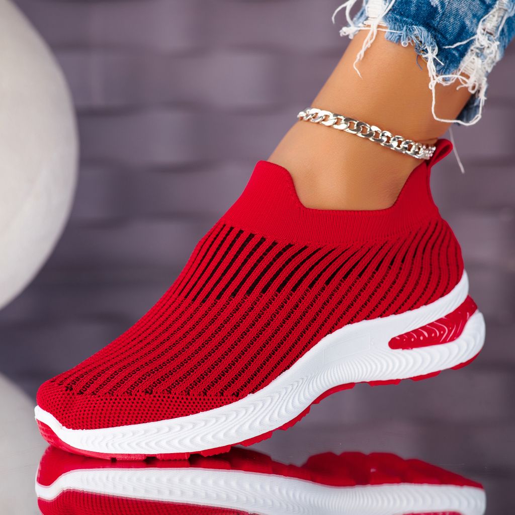 Isabele Női Piros Sportcipő  #10762