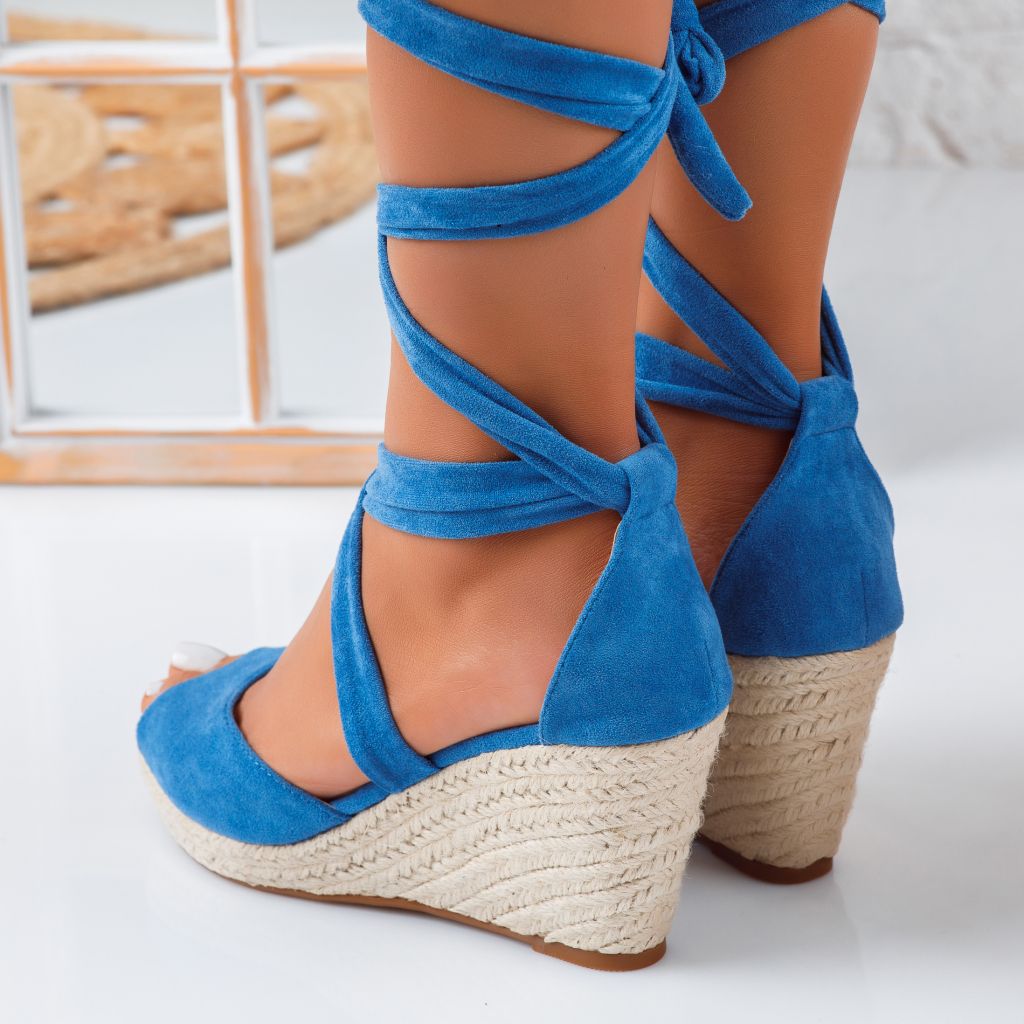 Дамски сандали с платформата Lexie Bleumarin #11288