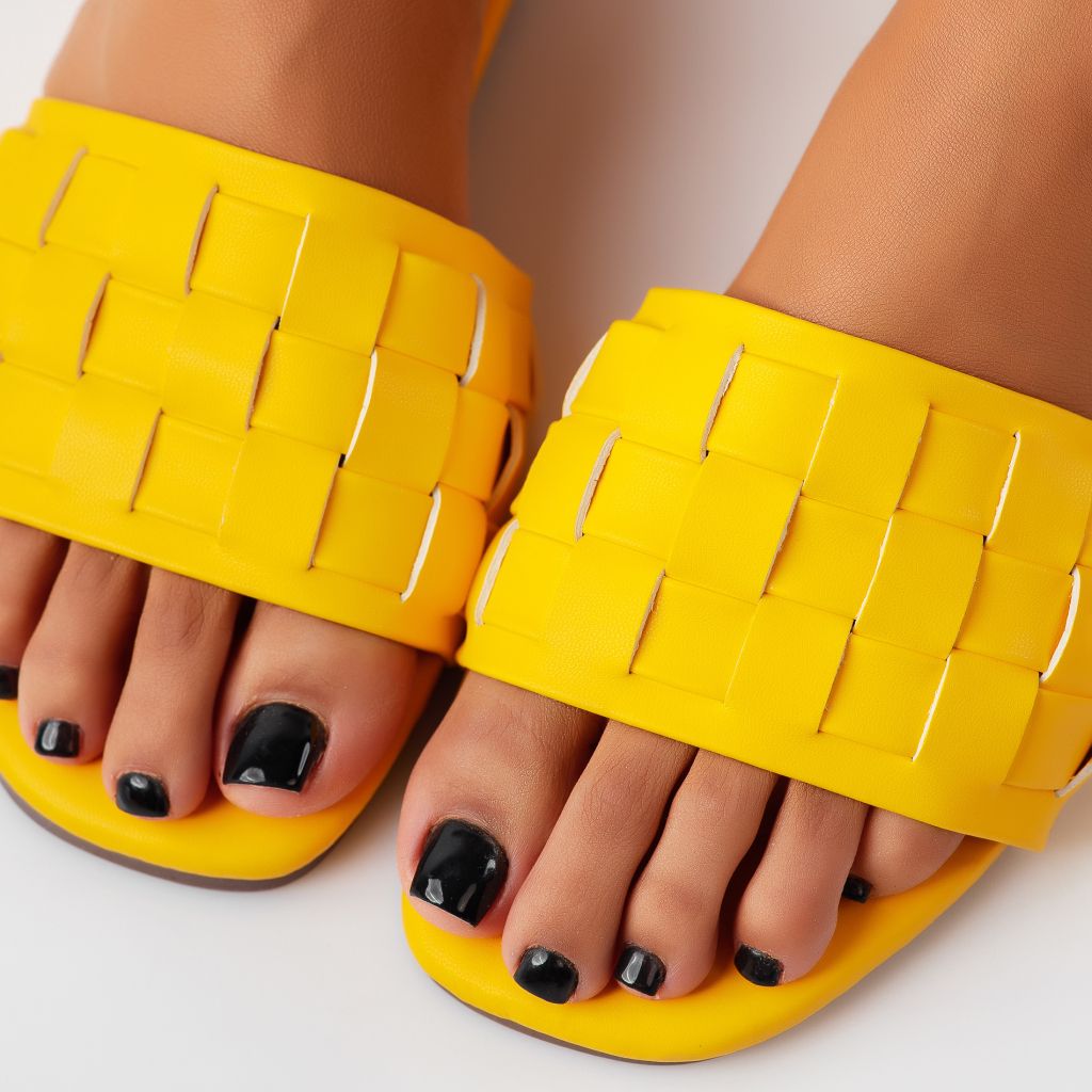 Дамски сандали  Fiona жълт #11450