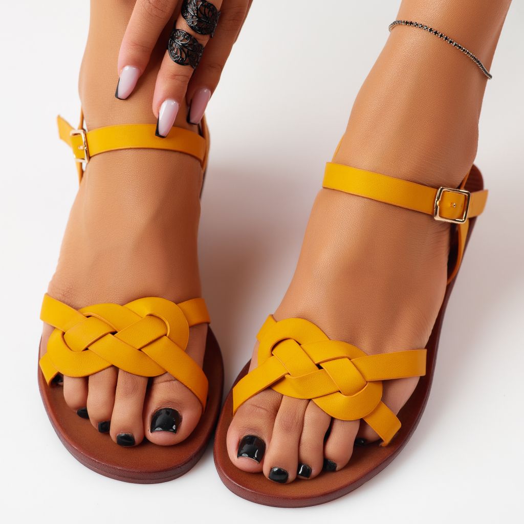 Дамски сандали  Melissa жълт #11485