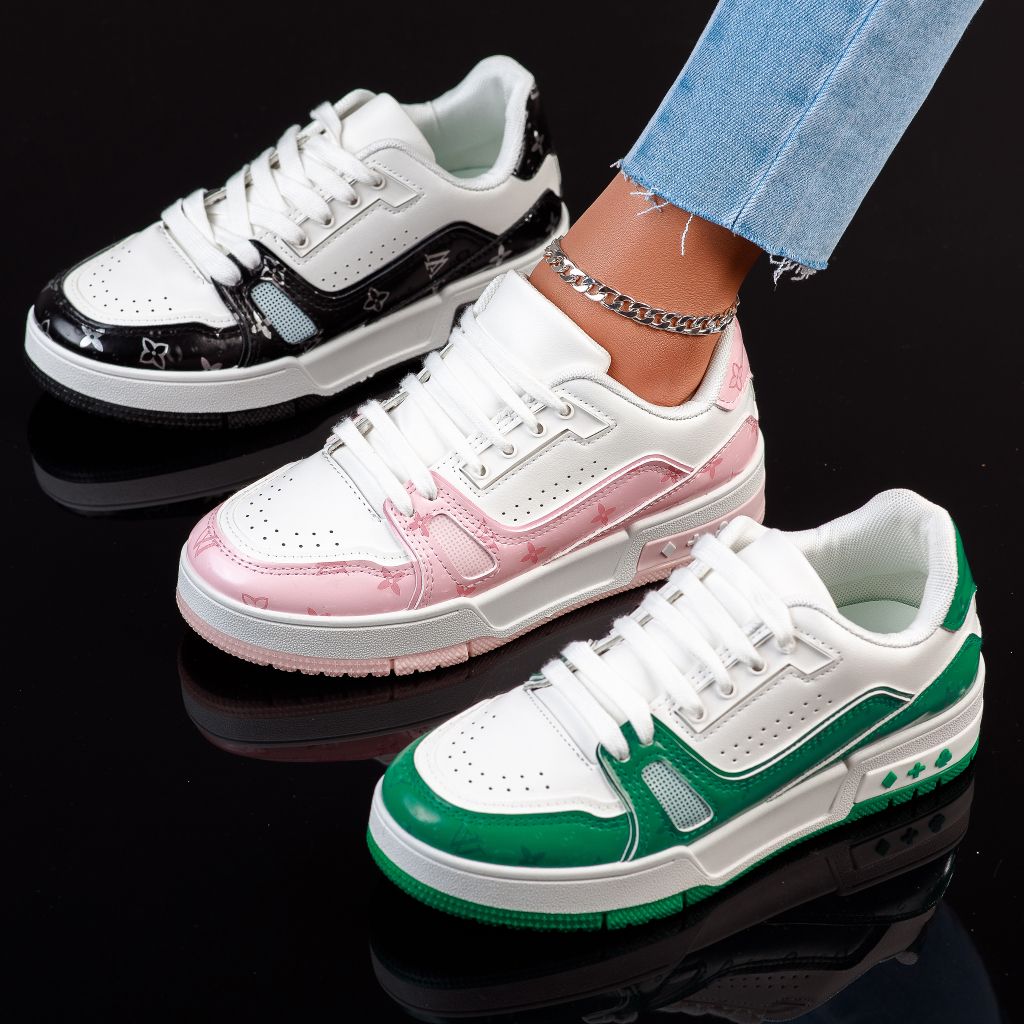Дамски спортни обувки Phelipe Бяло/Розово #12009
