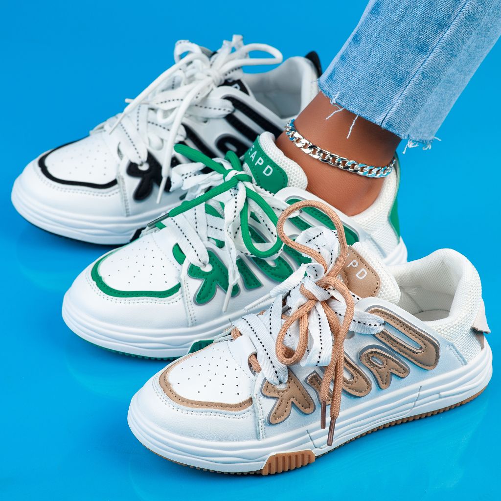 Дамски спортни обувки Primo Зелено #12083