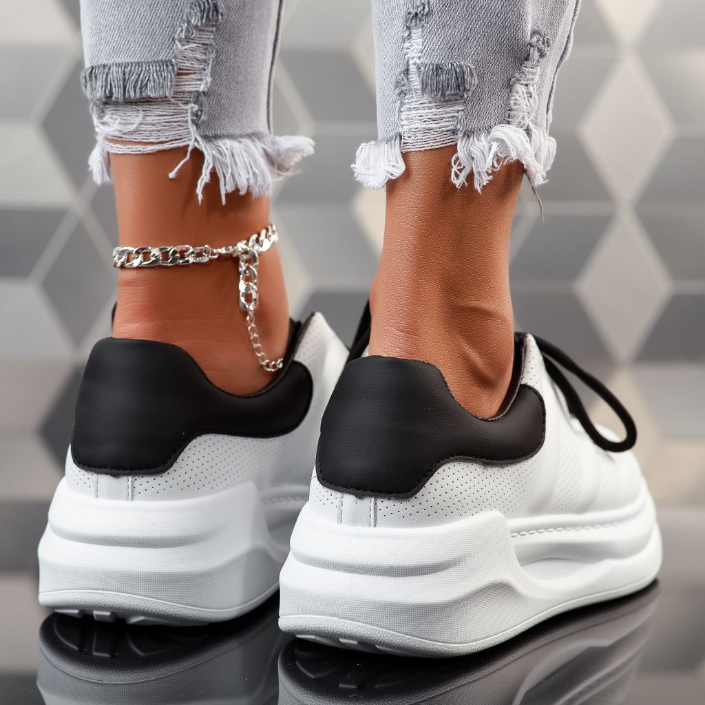 Дамски спортни обувки Mera черен/Бяло #12088