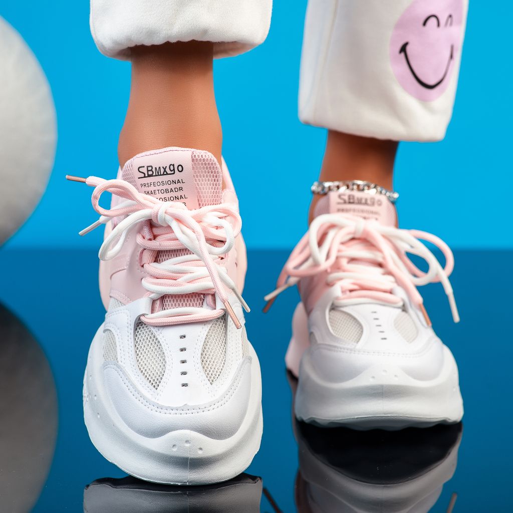 Дамски спортни обувки Lora Розово #12015