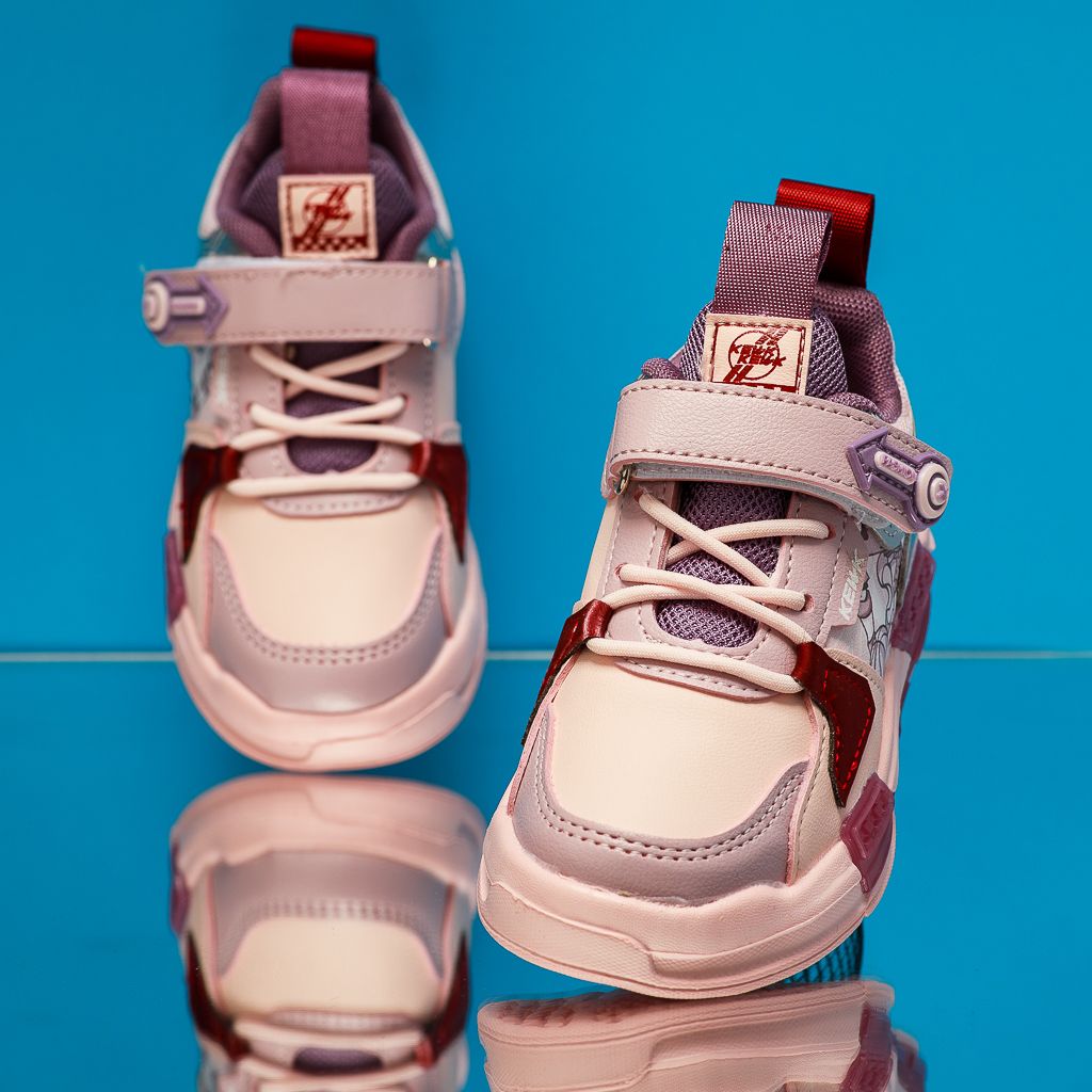 Спортни обувки за деца Lia розово #12325