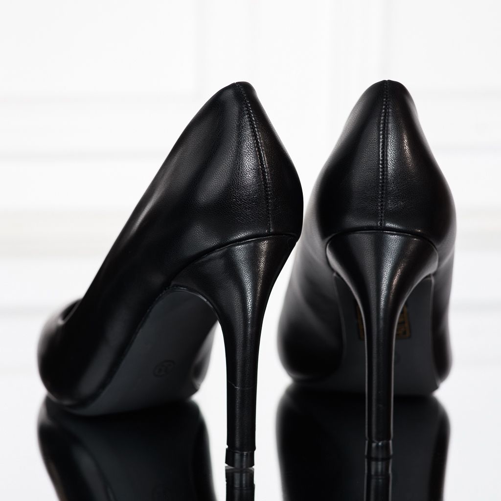 Дамски обувки с ток Suzy Черно #12373
