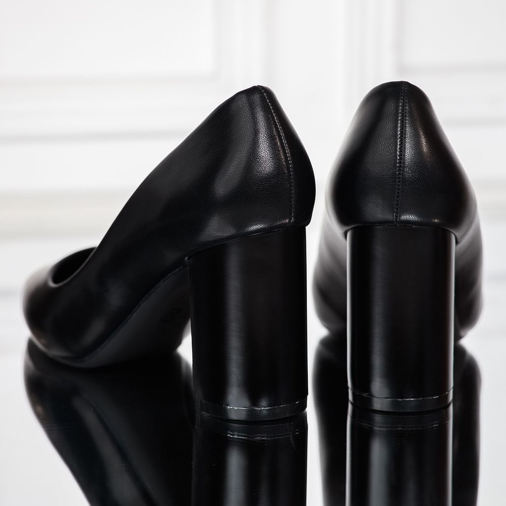 Дамски обувки с ток Alisa Черно #12359