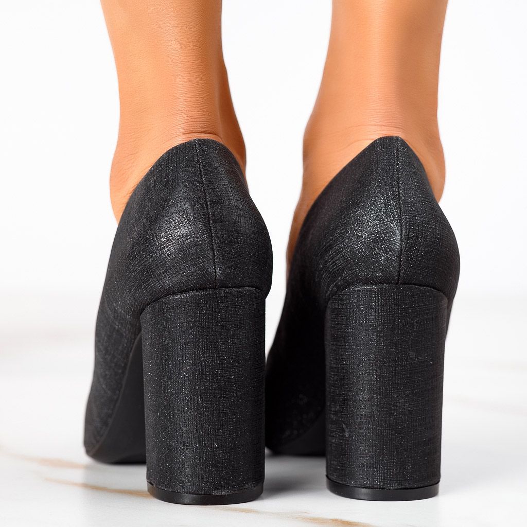 Дамски обувки с ток Anabelle черен #13280