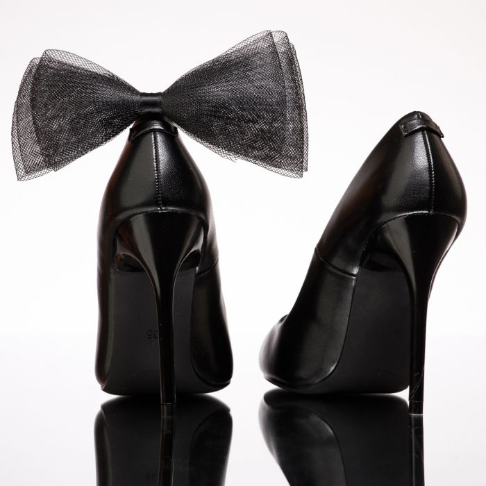 Дамски обувки с ток Bella черен #13496