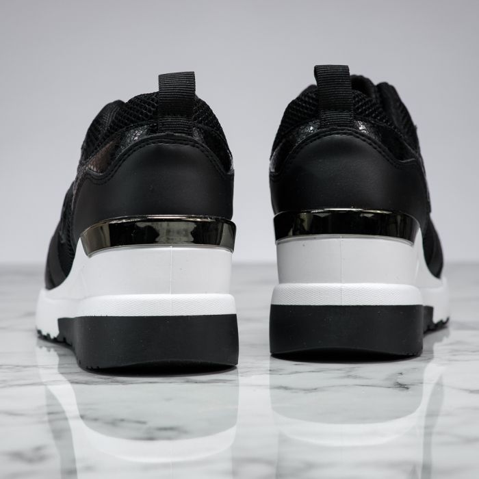 Дамски спортни обувки cu Platforma Archer черен #13703