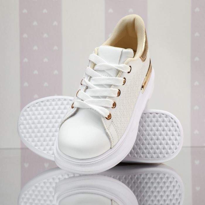 Спортни обувки за деца Serano Бяло/Жълто #13824