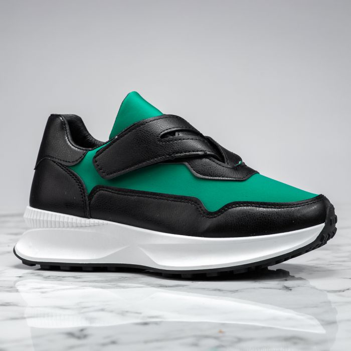 Дамски спортни обувки Kane черен/Зелено #13780