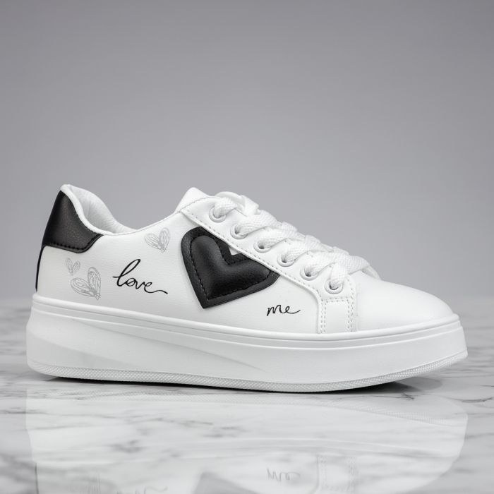 Дамски спортни обувки Hera Бяло/черен #13773