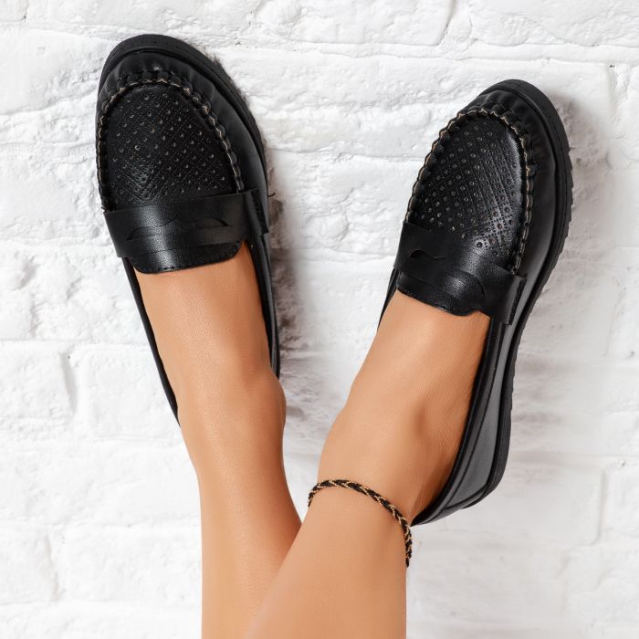 Обувки за балеринки Deniz черен #13965