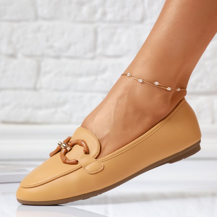 Обувки за балеринки Cleopatra кафяво #14021