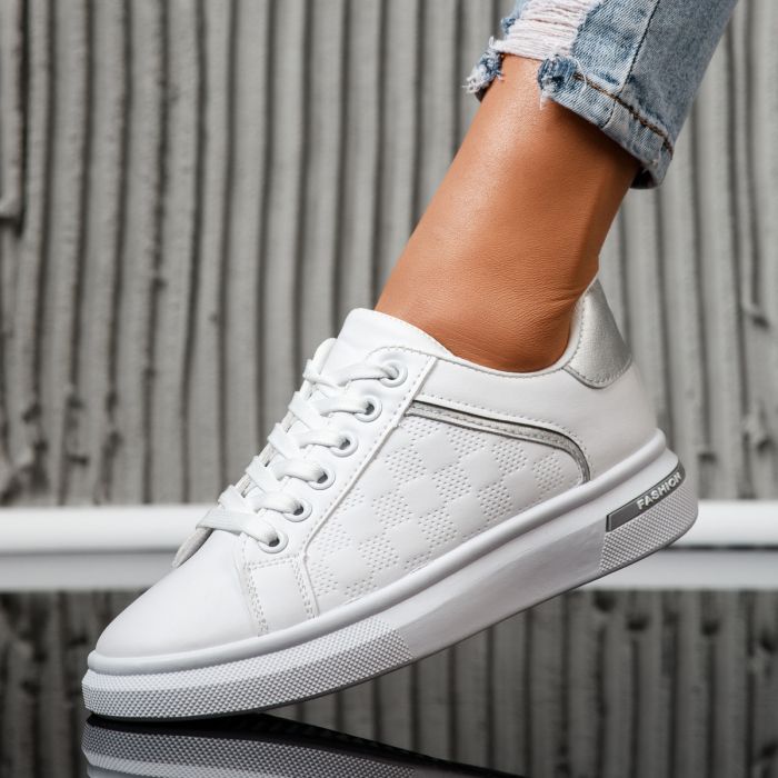 Дамски спортни обувки Libra Бяло/сребро #14158