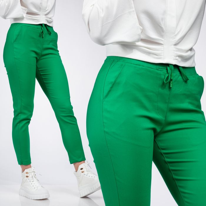 Всекидневен Дамски Панталон  Arleth Зелени #A423