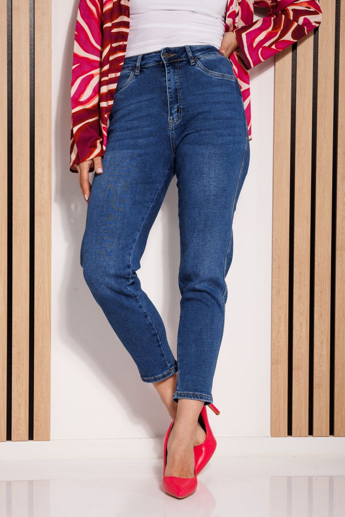 Női Mom Fit Alice Jeans kék #A739