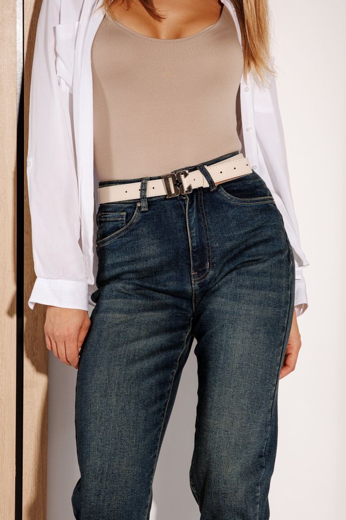 Női kék baggy fit farmer Zina kék  #A1164