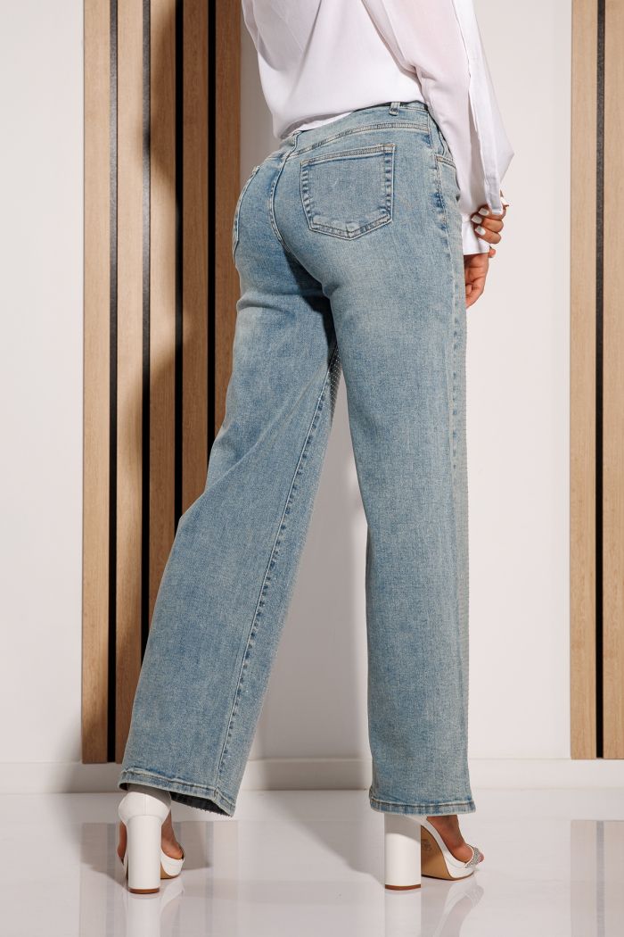 Női trapéz farmer Raisa kék  #A1159