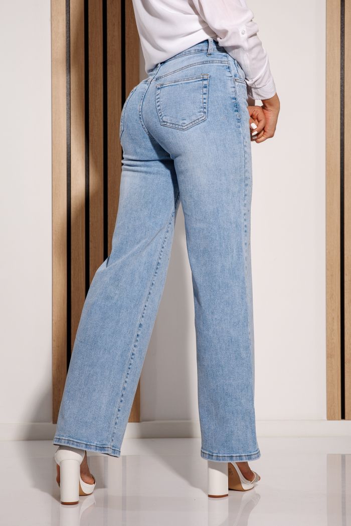 Női trapéz farmer Adina kék  #A1142