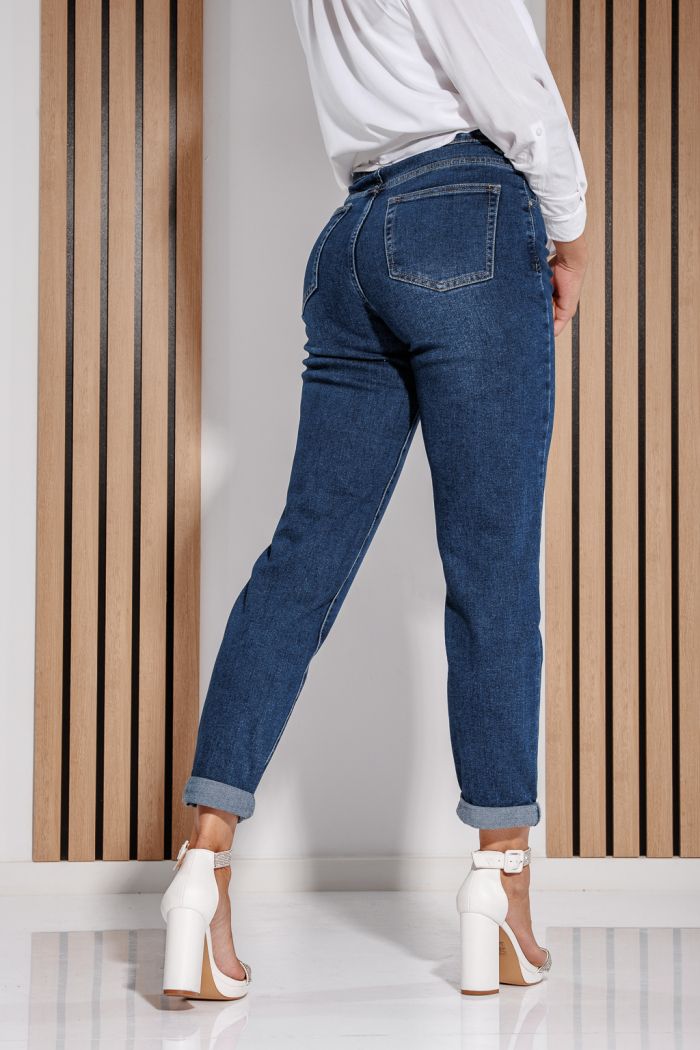 Női baggy fit farmer Naomi kék #A1188