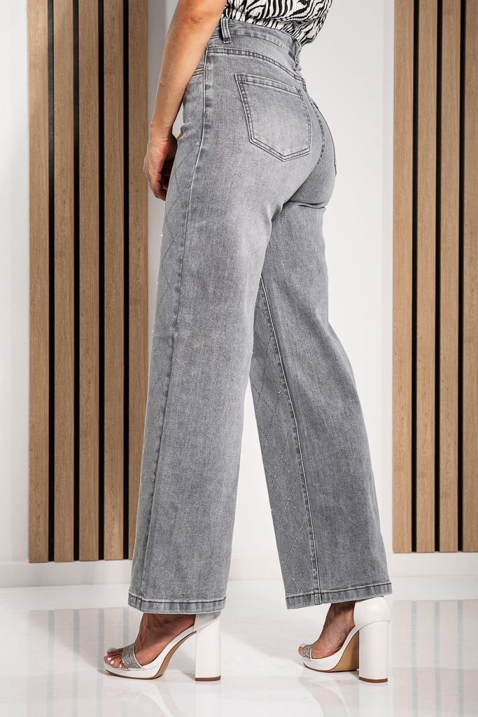 Farmer Wide Leg Fit női Irene Szürke #A1228