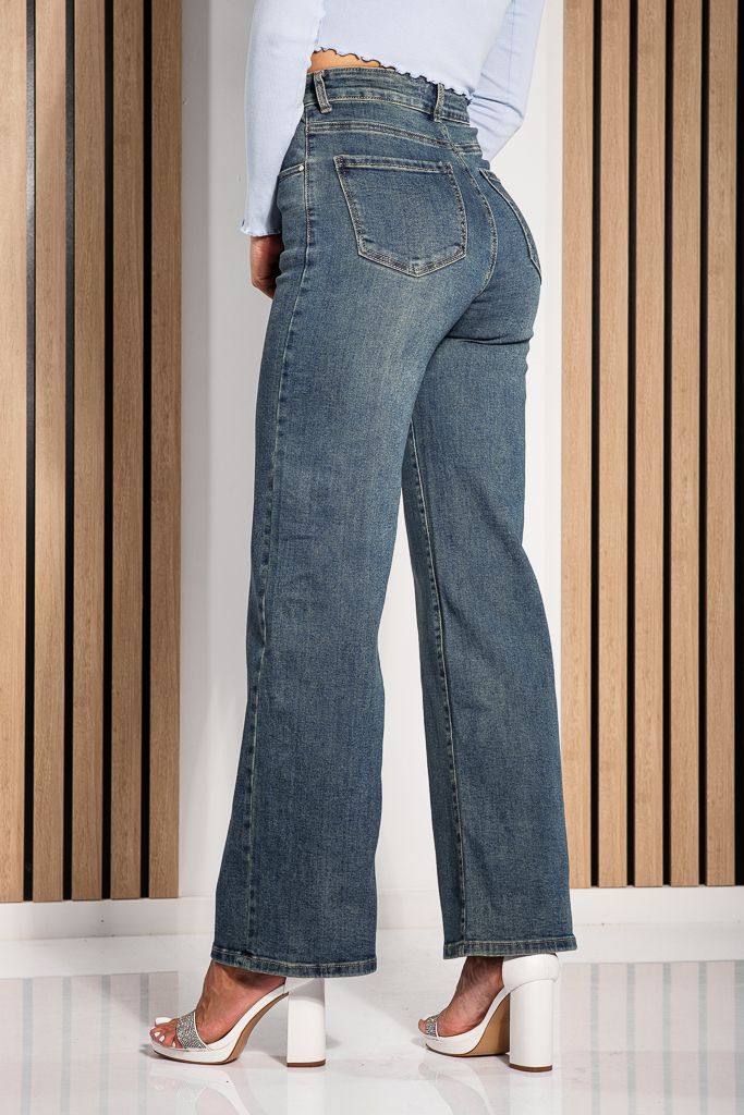 Farmer Wide Leg Fit női Elissa Kék #A1225